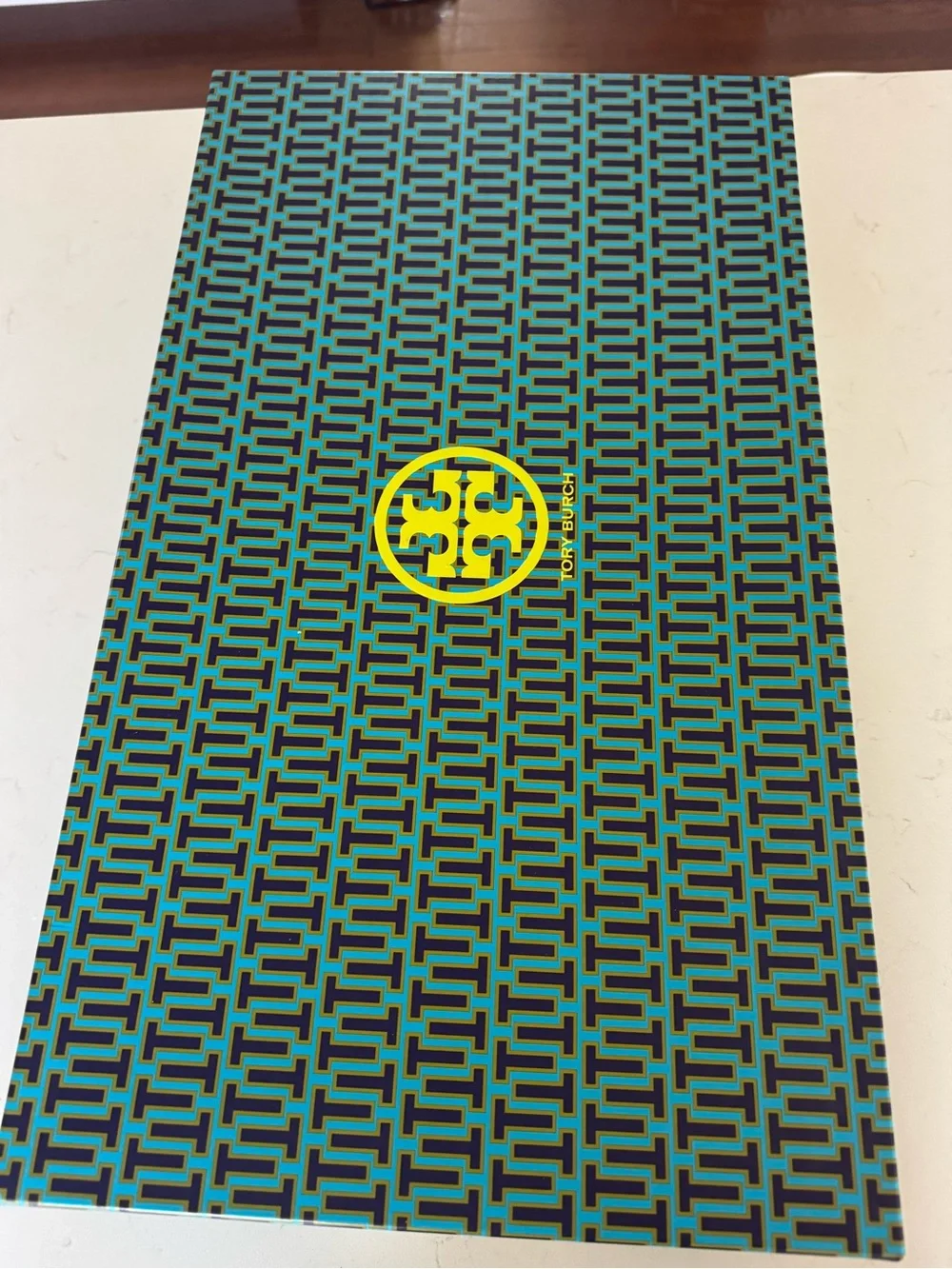 Tory Burch Brown Leather Tall Riding Boots with Gold Logo